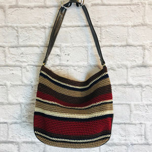 The Sak by Elliott Lucca Multicolor Crochet Hobo